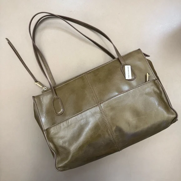 Hobo Friar Shoulder Bag - Olive Green Handbag Purse - Picture 2 of 9